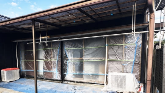 洗濯物が外に干せないケース